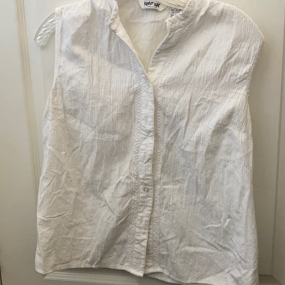 FINAL MARKDOWN Krazy kat blouse petite medium